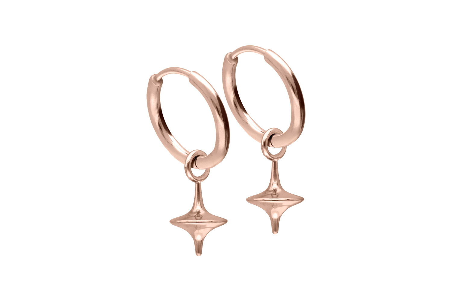 Chirurgenstahl Ohrclicker Creolen KREISEL von Piercingline